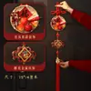 Adorno Colgante Fruta Roja Carácter Fu Año de la Oveja 2027 Decoración de Año Nuevo Colgante Festival de Primavera Manija de Puerta de Año Nuevo Sala de Estar Atmósfera Festiva
