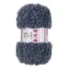 Bola de lana de 100 g con bucle de terciopelo para tejer a mano, ideal para hacer gorros, bufandas y muñecas.