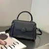 Bolsa Feminina Popular Transfronteiriça deste Ano em Couro Genuíno 2025 Versátil Moda Bolsa de Mão Grande Capacidade Ombro Único Transversal Bolsa Feminina