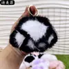 Pelo de Visão Sintético Pata de Gato Fofa Boneca Coração de Menina Pingente de Bolsa Pata de Pelúcia Pingente de Bolsa Chaveiro de Carro