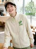 Jaqueta de fleece roupa de trabalho para catering restaurante de hot pot churrasco milk tea uniforme para equipe de serviço da recepção manga longa outono inverno colete