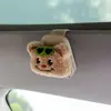 Clip de Óculos de Urso para Carro Armazenamento no Carro Quebra-sol Clip de Óculos de Sol para Carro Clip Magnético para Óculos de Sol Clip de Conta
