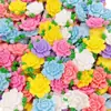Resina Serie de Flores de Colores Colgante para Bolso DIY Pasador Llavero Funda para Teléfono Móvil Flor para Agujero de Zapato Accesorios de Decoración