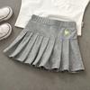 Calça Saia Plissada para Meninas com Saia Shorts de Segurança Versátil para Todas as Ocasiões Infantil Anti-exposição Saia Meio-comprimento Verão Infantil Tendência