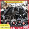 Rodas de Ferro Fundido Forjado para Trilhos de Estrada Rodoviária Rodas Sólidas para Caminhão de Transporte de Ladrilhos Planos Par de Rodas Sólidas para Mina