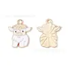 Linda Vaca Goteo de Aceite Vaca de las Tierras Altas Adorno Accesorios Colgante de Aleación DIY Llavero de Bolsa Colgante Venta Caliente Transfronteriza