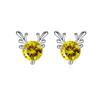 Yilu tiene tus aretes dulces Mori aretes simples de alce estilo coreano aretes de ciervo de asta regalo de Navidad