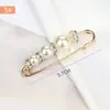 Broche Hebilla Anti-Exposición Modificación Cintura Pantalón Pequeño Artefacto Perla Pin Pequeño Mujer Fijación Ropa Decoración Accesorios Escote Ajuste Cintura