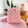 Mochila de Pelúcia para Mulheres 2026 Nova Moda Menina Casual com Boneco de Máquina de Garra Mochila Cartoon de Grande Capacidade