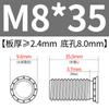 Tornillos remachables de acero inoxidable 304 / Tornillos remachables Tornillos de placa de presión Tornillos de placa de presión FHS-M8*10-M8*30