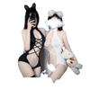 Gato de Leche Codicioso Sin Despegue Entrepierna Ropa Interior Sexy Ancla Sexo Gratitud Tentación Sexy Uniforme Perspectiva Traje Hueco Pijama