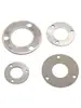 Placa de Flange de Aço Inoxidável Base Fixa Tubo Redondo Placa de Base Quadrada Coluna de Escada Corrimão Flange Perfurada Peças Embutidas