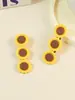 Acessórios de flor fofos novos para crianças de primavera e verão, presilha de cabelo feita à mão, clipe para franja, clipe lateral, clipe bico de pato, adereço de cabeça de desenho animado, acessórios de cabelo