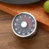 Temporizador de Cozinha de Aço Inoxidável Gerenciamento de Tempo para Estudantes Despertador Contagem Regressiva Disco de Tempo Magnético Despertador Mecânico