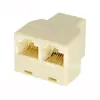 Conector Telefónico Transfronterizo Conector Recto Conector de Cable de Red Extensor Conector de Tres Vías Divisor Uno a Dos Uno a Cinco