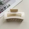 Pinza para el pelo de silicona suave transfronteriza de Amazon, Pinza de garra cuadrada de alta gama anti-caída de 10 cm, Venta al por mayor de accesorios para el cabello