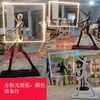 Lámpara de escultura abstracta de bola de personaje Lámpara de sala de exposiciones lámpara de oficina de ventas de hotel Lámpara de decoración artística lámpara de león lámpara de pie con forma humana