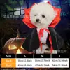Ropa para Gato Halloween Capa de Murciélago Divertida Capa Festiva Foto Mascota Perro Vampiro Barón Disfraz de Transformación