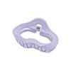 Acessórios de cabelo transfronteiriços flor de ovo feminina fosco cruz pequena garra arco rabo de cavalo garra clipe cor nuvem oca