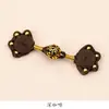 Botón de Cheongsam Estilo Chino con Hilo Tejido Hecho a Mano, Perlas Doradas, Garra de Gato y Patrón de Nube, Accesorio Decorativo para Ropa Tradicional China
