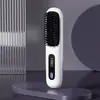 Pente Alisador de Cabelo Sem Fio LCD Transfronteiriço Pente Modelador Elétrico Recarregável Alisador de Cabelo Portátil Íon Negativo Pente de Cabelo Não Prejudicial