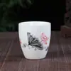 Taza de cerámica baijiu taza de licor juego de tazas de vino pequeñas taza de vino creativa taza de cerámica de un trago ofrendas adoración