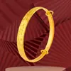 Pulseira Estrelada Banhada a Ouro 18K Pulseira Push-Pull de 9mm para Mulheres Joias de Barraca de Rua de 1-5 Yuan Atacado Estilo Coreano Fresco e Doce