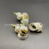Pendente de Concha Natural Borda Galvanizada Concha 3D Acessórios de Roupa de Concha Marinha Bijuterias Artesanais DIY Decorativas