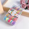 Versión coreana del juego de combinación de horquillas para el cabello para niños con banda de goma, no daña el pulgar, banda para el cabello, cuerda para atar al bebé, banda de goma