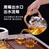 Tetera al por mayor para preparar té alrededor de la estufa, Tetera de vidrio con asa, Gran capacidad, Engrosada y resistente al calor, Juego de té Kung Fu