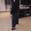 241138 Da Ai Mei Yi Yuan Otoño 2026 Nuevo Estilo Coreano Chaqueta Simple de Manga Larga Pantalones Casuales de Cuadros de Pierna Ancha para Mujer