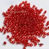 Relleno de Plata Rojo M37 Fila Juego Completo de Cuentas de Arroz, Cuentas Tubulares, Cuentas de Esquina, Cuentas Sueltas, Joyería Hecha a Mano para Bricolaje, Accesorios para Ropa Cosidos a Mano