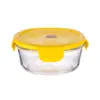 Contenedor Redondo de Vidrio para Alimentos de 950ml