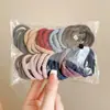 Goma para el Pelo Negra Simple para Niños Alta Elasticidad No Daña el Cabello Diadema para Niñas Goma para el Pelo de Bebé Banda Elástica Accesorios para el Cabello
