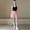 Shorts de Yoga Feminino de Verão Secagem Rápida Anti-Exposição Cobertura do Quadril Emagrecimento para Pessoas Baixas Corrida Matinal Treinamento Calças Fitness