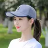 Gorra Moda Verano Mujer Gorra de Moda Tendencia Todo Combina Cara Grande Adelgazante Exterior Viaje Gorra de Béisbol Hombres Protección Solar