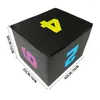 Equipo de Fitness Caja de Salto Tres en Uno para Equilibrio Físico, Potencia de Salto Integral, Entrenamiento Combinado Progresivo, Banco de Salto Crossf