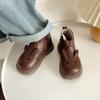 Botas Infantis Botas de Algodão Forradas com Lã Outono 2025 Novas Botas Curtas Espessadas de Solado Macio para Meninas Pequenas Estilo Infantil Botas de Princesa