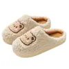 Nuevas Pantuflas de Algodón 2025 para Mujer, Lindas para Interiores del Hogar, Antideslizantes, para Pareja, Acolchadas, Cálidas, Zapatos de Algodón para Hombre, Venta al por Mayor