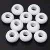 Cuentas de ábaco de cerámica vidriada en color con agujero grande, cuentas de rueda de cerámica de alta temperatura de colores vintage, accesorios para joyería de cuentas hechos a mano para DIY