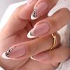 Armadura de almendra francesa de leopardo simple, estilo europeo y americano, dulce, ligera, de lujo, manicura, productos terminados, venta al por mayor, armadura de desgaste