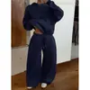 2026 Novo Conjunto Esportivo Feminino Estilo Europeu e Americano Streetwear Moletom Casual Moda Blusa de Moletom Conjunto de Duas Peças