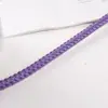 Cuerda de cuero trenzada de cuero PU cuero más hilo cuerda redonda trenzada llavero de cuerda de cuero cuerda de cuero cuerda trenzada de cuero al por mayor