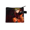 Bolsa de Almacenamiento con Estampado Simple y Moderno de Naruto para Hombres y Mujeres, Billetera para Monedas, Tarjetero, Cremallera de Anime, Estilo Minimalista Urbano