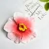 Pasador de Flor de Hibisco Colorido Degradado Estilo Vacaciones en la Playa para Mujeres, Pinza para el Cabello Accesorios para el Cabello con Atmósfera para Fotos de Viaje para Mujeres