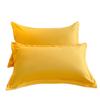 Funda de almohada de color liso individual dormitorio de estudiante lijado cómoda transpirable funda de almohada transfronteriza funda de almohada hotel al por mayor