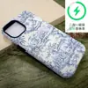 Funda Popular para Teléfono Móvil en el Sudeste Asiático, Nuevo Estilo Chino Paisaje de Porcelana Azul y Blanca Funda con Película Magnética para iPhone 17 Apple 18