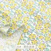 Tela floral de algodón vestido de algodón diy ropa hecha a mano falda de verano estilo pastoral tela de algodón estampada