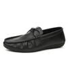 Touca de Estação Europeia Sapatos Masculinos de Couro Preguiçoso Slip-On Sapatos Masculinos Mocassins Sola Macia Respirável Sapatos de Condução Dropshipping