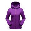 Abrigo polar de otoño e invierno para exteriores para pareja, grueso y cálido, polar de doble cara, top, abrigo para mujer con capucha, moda